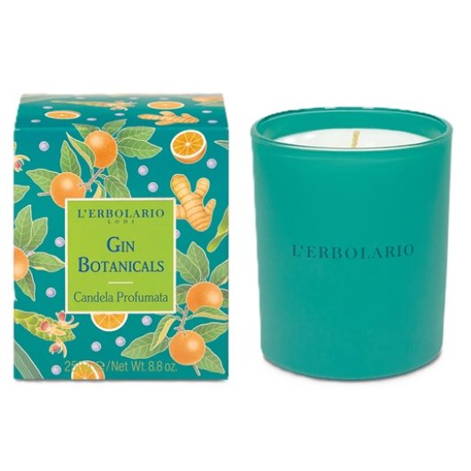 L'Erbolario Gin Botanicals - Candela profumata 40 ore - 250 g