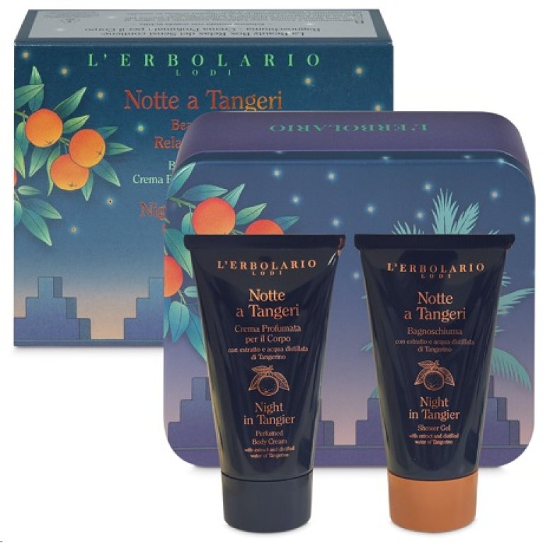 Notte a Tangeri Beauty box relax dei sensi con bagnoschiuma e crema per il corpo