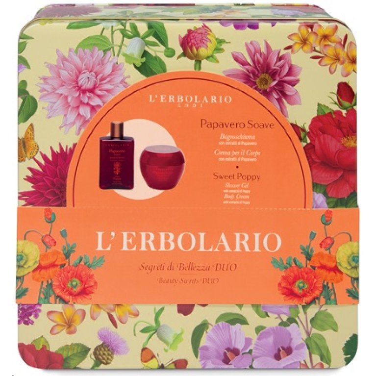 Papavero Soave Segreti di Bellezza Duo L'Erbolario - bagnoschiuma 250 ml e crema corpo 200 ml Papavero Soave Segreti di Bellezza Duo L'Erbolario - bagnoschiuma 250 ml e crema corpo 200 ml