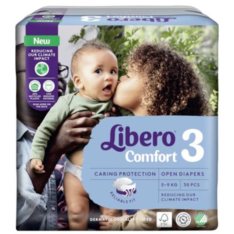 Libero Comfort Taglia 3 - da 5 a 8 kg - 30 pannolini Libero Comfort Taglia 3 - da 5 a 8 kg - 30 pannolini