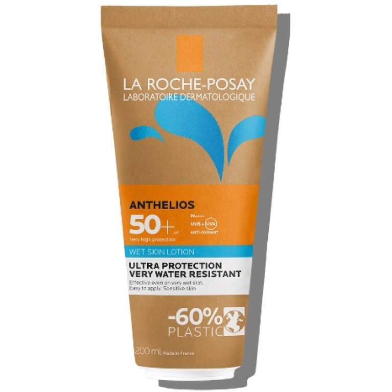 Anthelios Gel pelle bagnata SPF50+ protezione solare molto alta resistente all'acqua - 200 ml