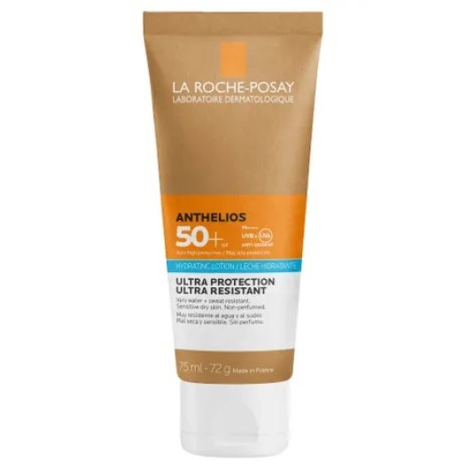 Anthelios protezione solare viso SPF 50+ latte idratante ultra-resistente all'acqua - 75 ml Anthelios protezione solare viso SPF 50+ latte idratante ultra-resistente all'acqua - 75 ml