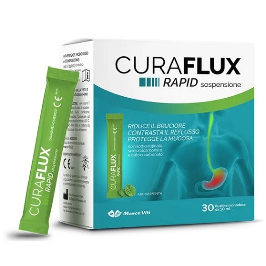 Curaflux Rapid - 30 bustine contro il reflusso Curaflux Rapid - 30 bustine contro il reflusso