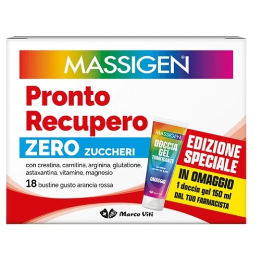 Massigen Pronto Recupero Senza Zucchero - 18 bustine Massigen Pronto Recupero Senza Zucchero - 18 bustine