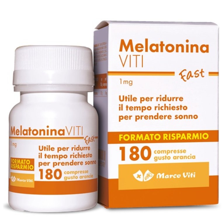 Melatonina Viti Fast - 180 compresse 1 mg - Formato Risparmio Melatonina Viti Fast - 180 compresse 1 mg - Formato Risparmio