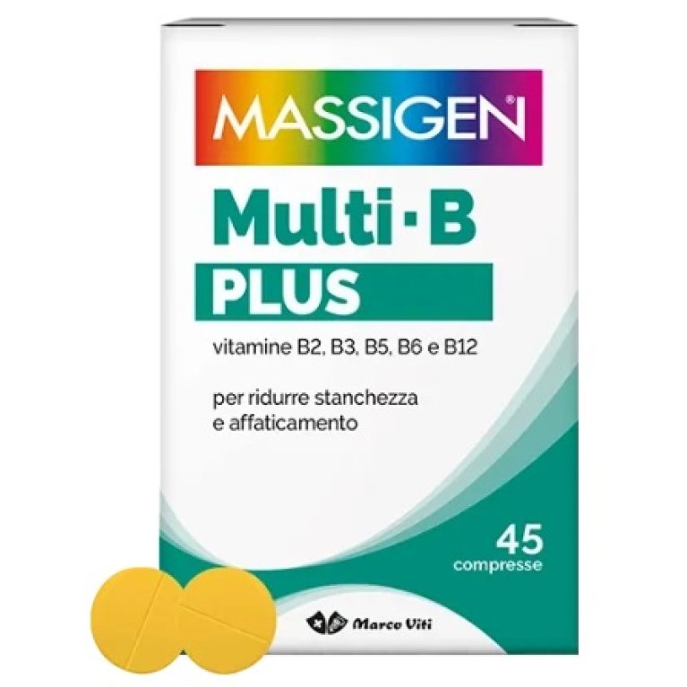 Massigen Multi B Plus - 45 compresse - vitamine del gruppo B