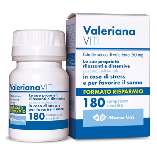 Valeriana Viti - 180 compresse - Formato Risparmio Valeriana Viti - 180 compresse - Formato Risparmio