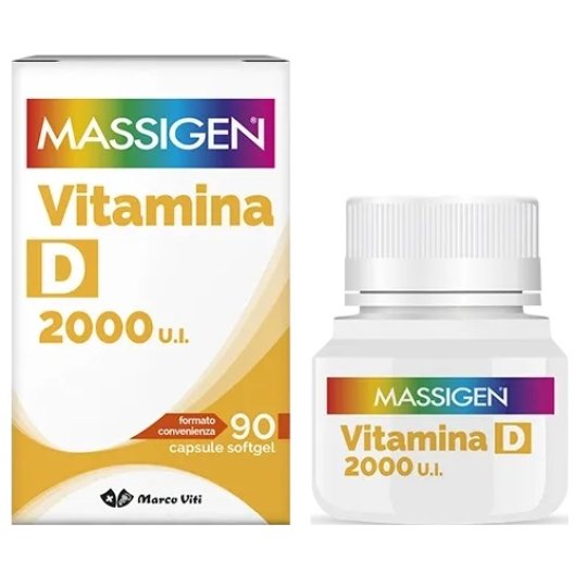 Massigen Vitamina D 2000 U.I. - 90 capsule molli