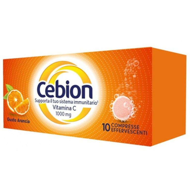 Cebion effervescente Arancia - integratore di Vitamina C - 10 compresse effervescenti