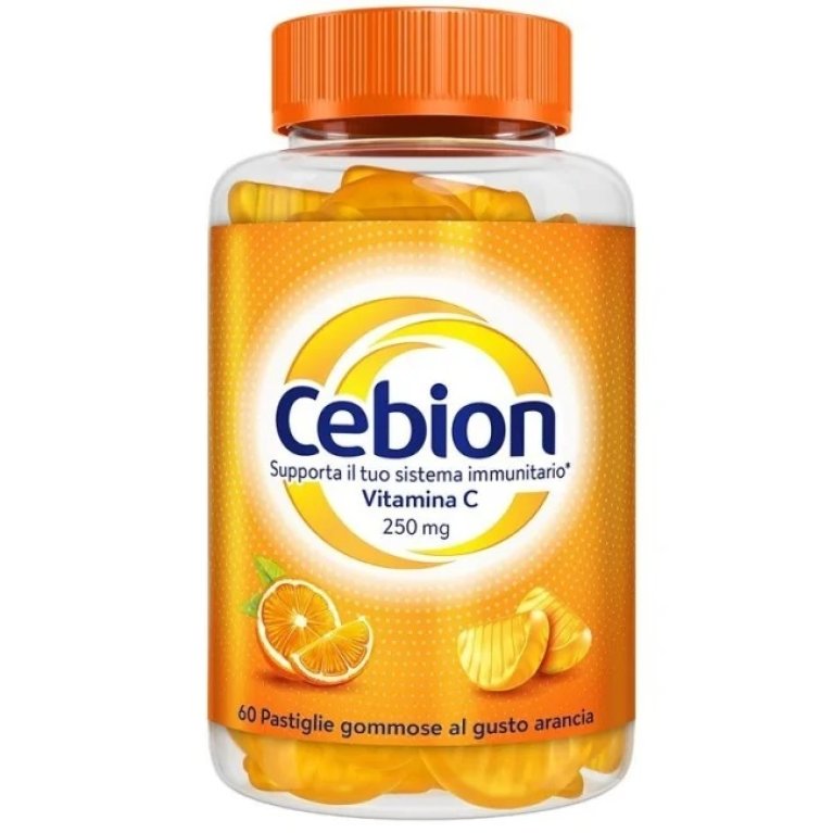 Cebion Vitamina C 60 Pastiglie Gommose all'Arancia Cebion Vitamina C 60 Pastiglie Gommose all'Arancia