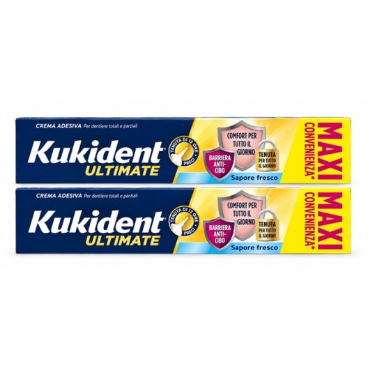 Kukident Ultimate Fresco Bipacco - 2x57 grammi