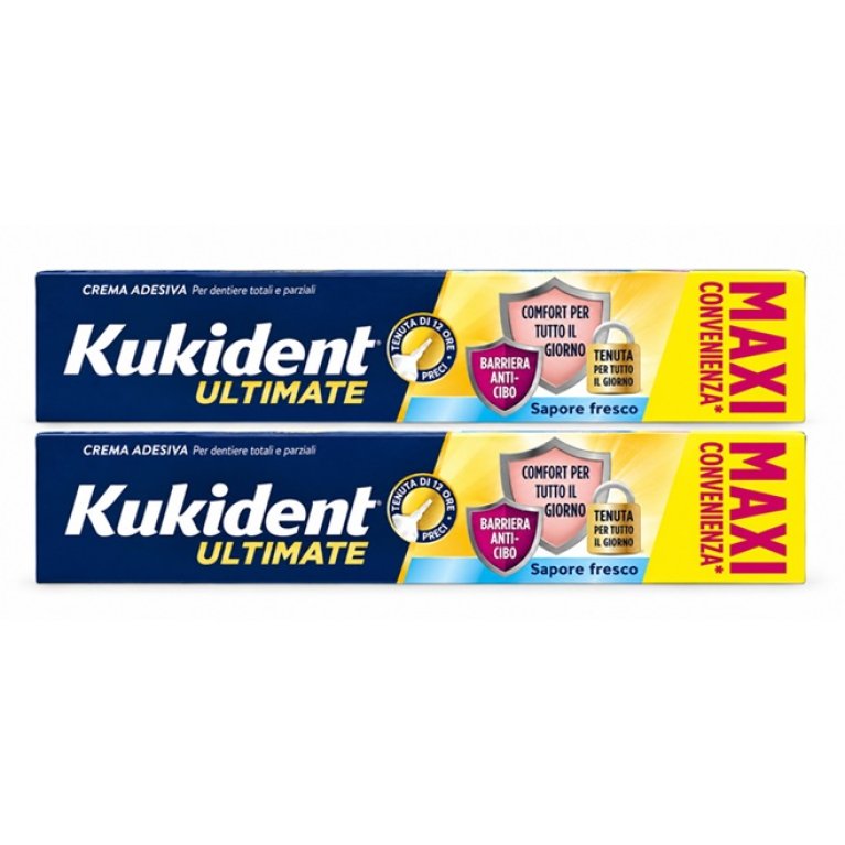 Kukident Ultimate Fresco Bipacco - 2x57 grammi
