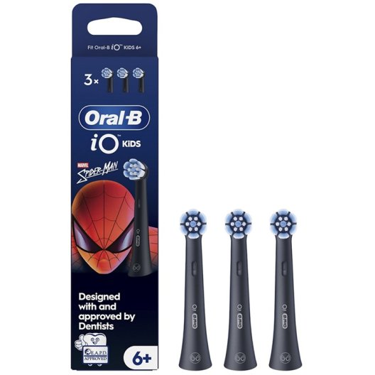 Oral B testine di ricambio iO Kids Spiderman - 3 testine Oral B testine di ricambio iO Kids Spiderman - 3 testine