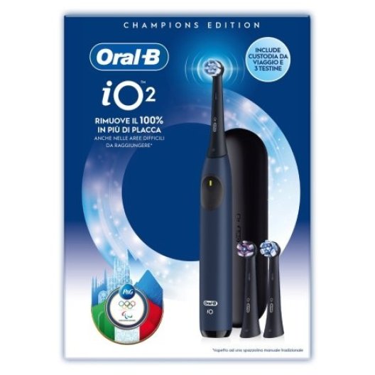 Oral B spazzolino elettrico iO 2 - Cortina Limited Edition - 3 testine e custodia da viaggio Oral B spazzolino elettrico iO 2 - Cortina Limited Edition - 3 testine e custodia da viaggio