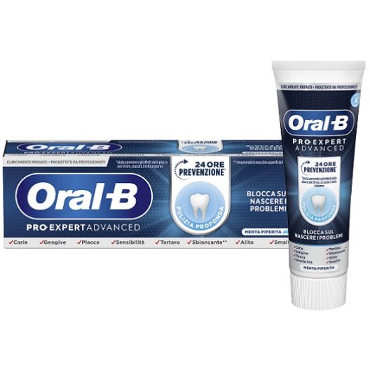 Oral B Pro-expert Advanced - dentifricio Pulizia profonda - 75 ml Oral B Pro-expert Advanced - dentifricio Pulizia profonda - 75 ml