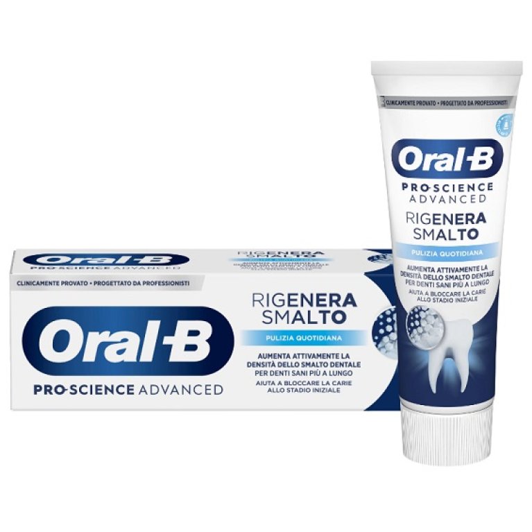 Oral B Pro-Science Advanced - dentifricio Rigenera Smalto pulizia quotidiana - 75 ml Oral B Pro-Science Advanced - dentifricio Rigenera Smalto pulizia quotidiana - 75 ml