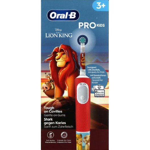 Oral B spazzolino elettrico Re Leone - per bambini dai 3 anni Oral B spazzolino elettrico Re Leone - per bambini dai 3 anni