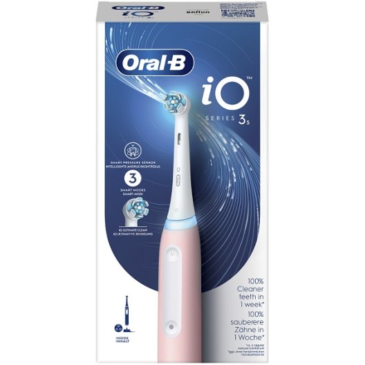 Oral B spazzolino elettrico iO 3 + 1 testina Rosa
