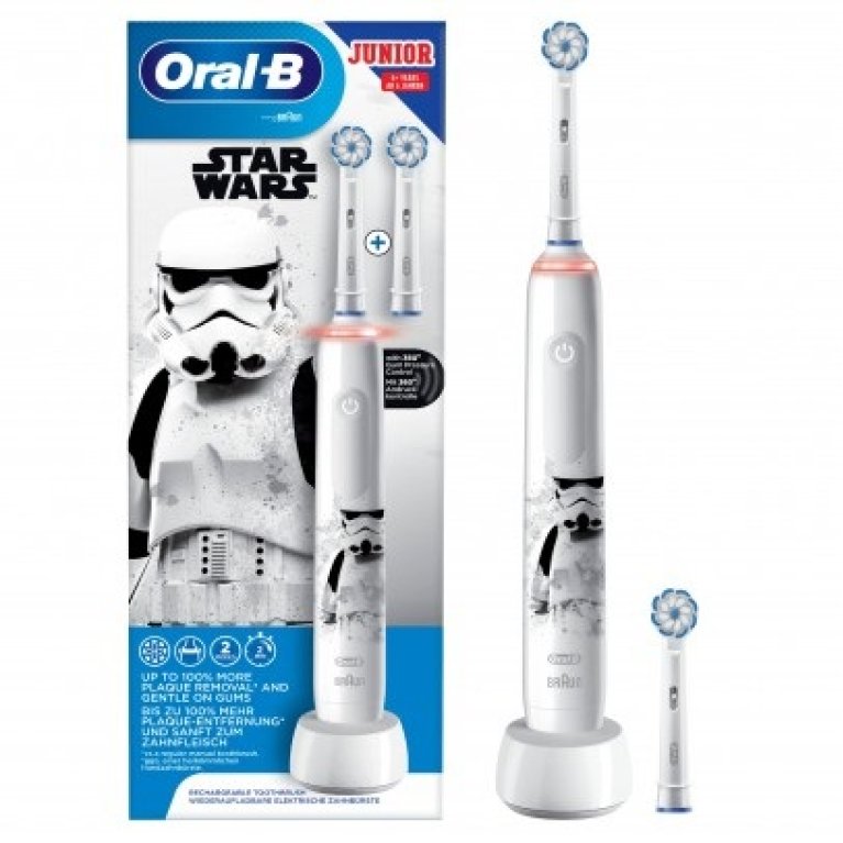 Oral B Pro 3 Junior spazzolino elettrico Star Wars + 2 testine sensitive