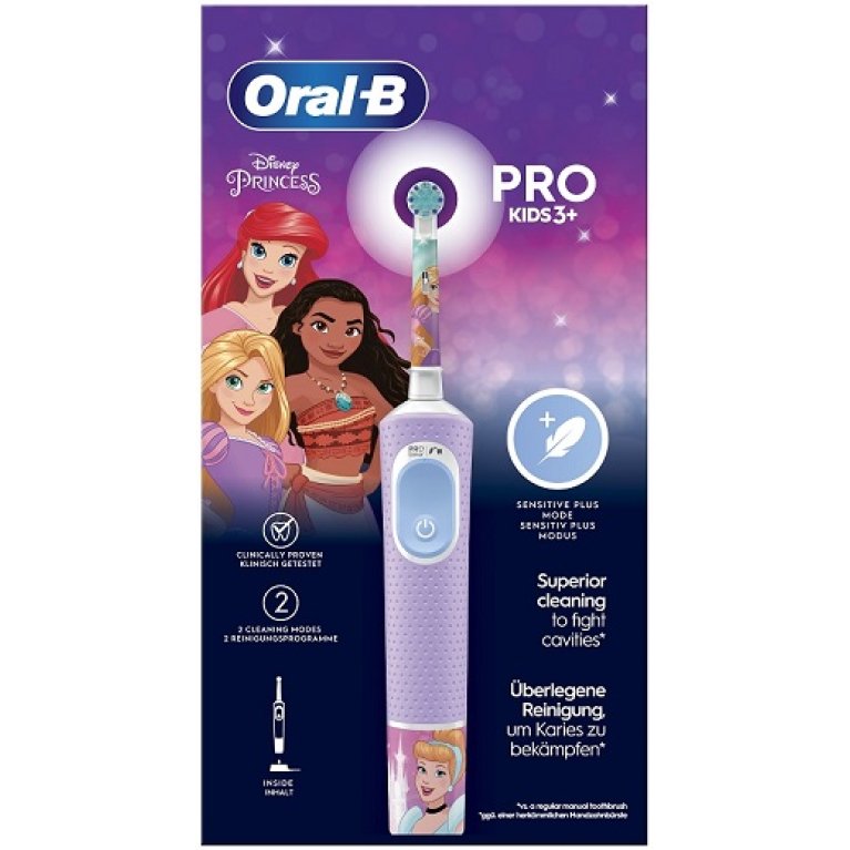 Oral B spazzolino elettrico Princess per bambini dai 3 anni Oral B spazzolino elettrico Princess per bambini dai 3 anni