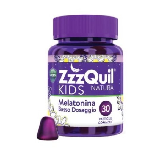 ZzzQuil Kids natura 30 caramelle gommose per bambini con melatonina ZzzQuil Kids natura 30 caramelle gommose per bambini con melatonina