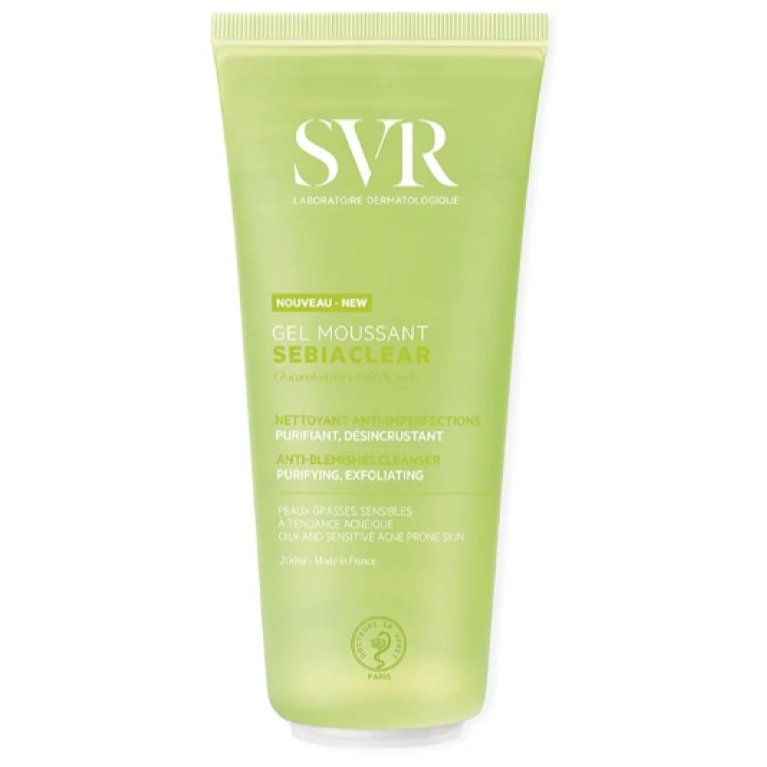 SVR Sebiaclear Gel Moussant - 200 ml - Gel detergente purificante SVR Sebiaclear Gel Moussant - 200 ml - Gel detergente purificante