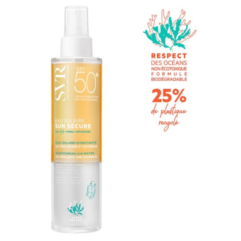 SVR Sun Secure Eau Solaire SPF50+ - Acqua Bi-Fasica Viso e Corpo
