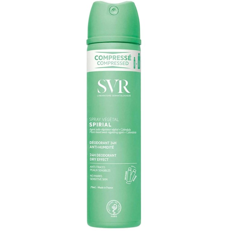 SVR Spirial Spray Vegetal | Deodorante Senza Alluminio 75ml SVR Spirial Spray Vegetal | Deodorante Senza Alluminio 75ml