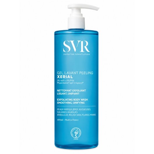 SVR Xerial Gel Lavant Peeling - 400 ml - Gel Doccia Esfoliante AHA 