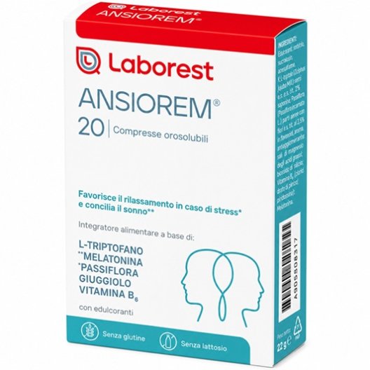 Ansiorem - 20 compresse orosolubili per addormentarsi Ansiorem - 20 compresse orosolubili per addormentarsi