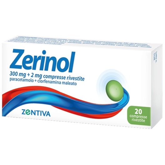 Zerinol - 20 compresse contro febbre, dolori e raffreddore