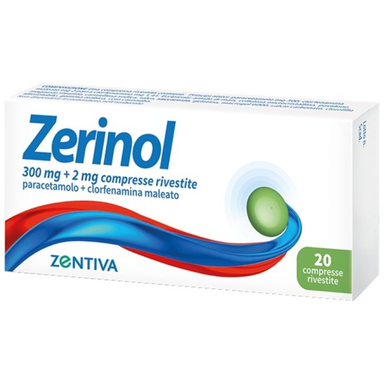 Zerinol - 20 compresse contro febbre, dolori e raffreddore