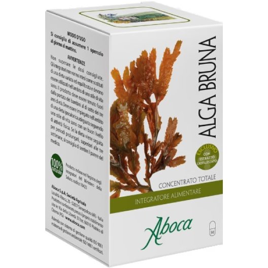 Alga Bruna concentrato totale - Fucus per stimolare il metabolismo - 50 opercoli