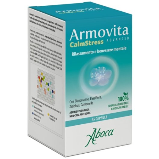 Armovita Calmastress Advanced - 45 capsule - rilassamento e benessere mentale Armovita Calmastress Advanced - 45 capsule - rilassamento e benessere mentale