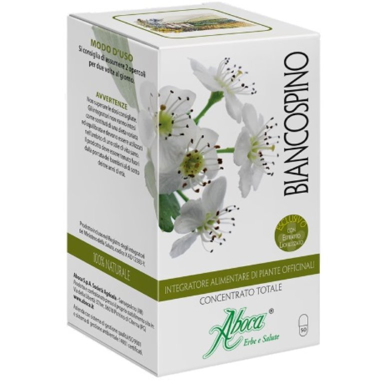 Biancospino concentrato totale - 50 opercoli