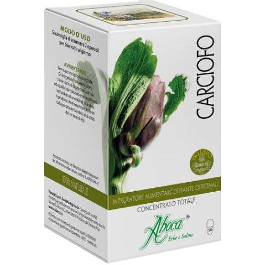 Carciofo concentrato totale - per la funzionalità del fegato e la digestione - 50 opercoli