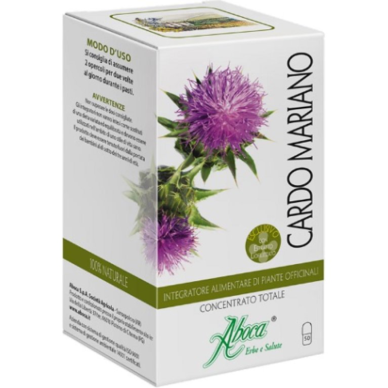 Cardo Mariano concentrato totale - 50 opercoli Cardo Mariano concentrato totale - 50 opercoli