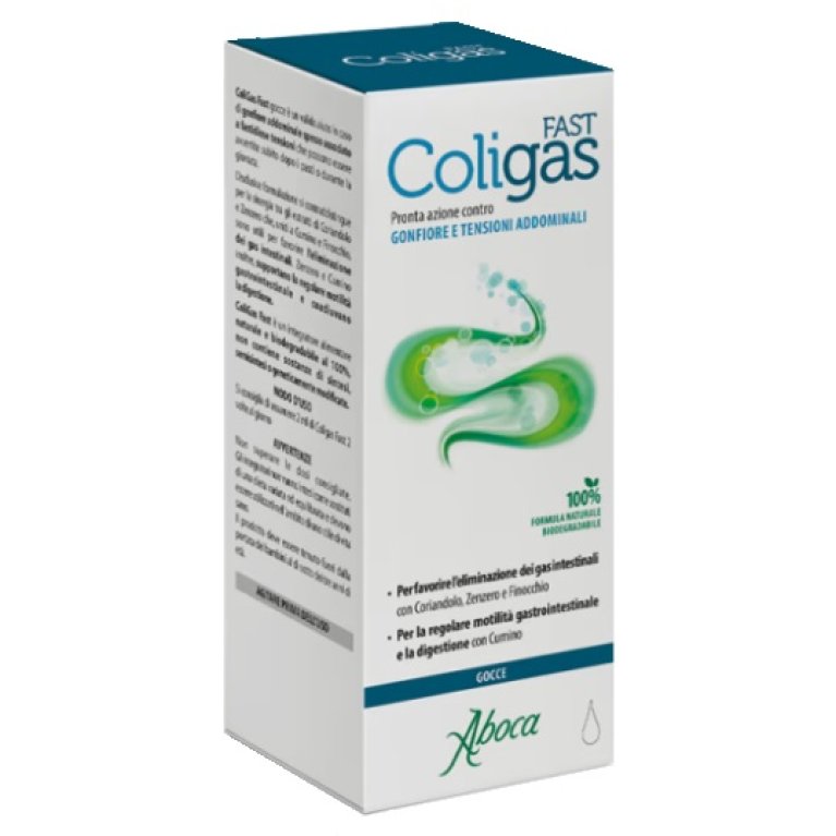 Coligas Fast Gocce contro gonfiore e tensione addominale - 75 ml