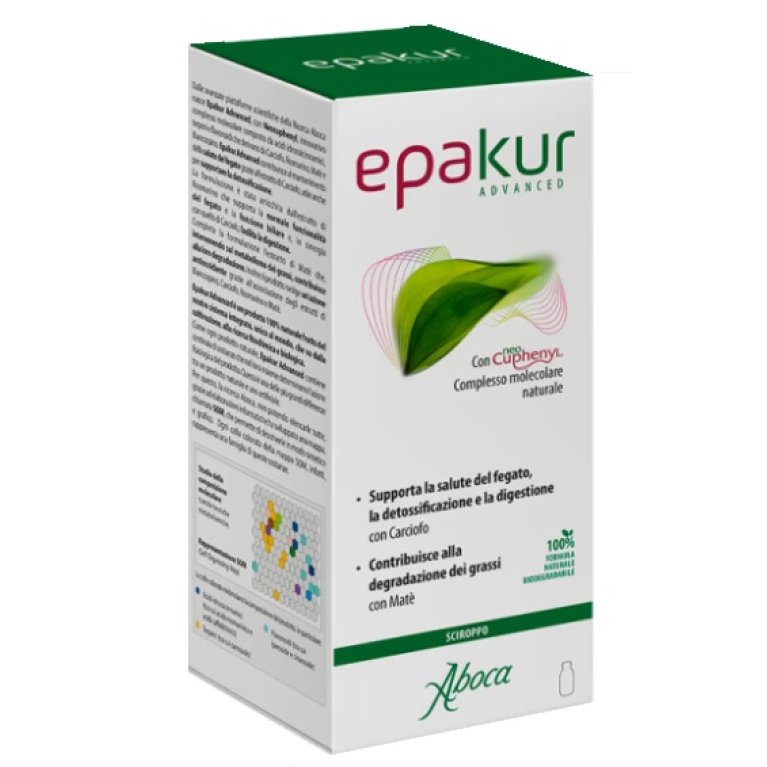 Epakur Advanced Sciroppo per depurare il fegato - 320 grammi Epakur Advanced Sciroppo per depurare il fegato - 320 grammi