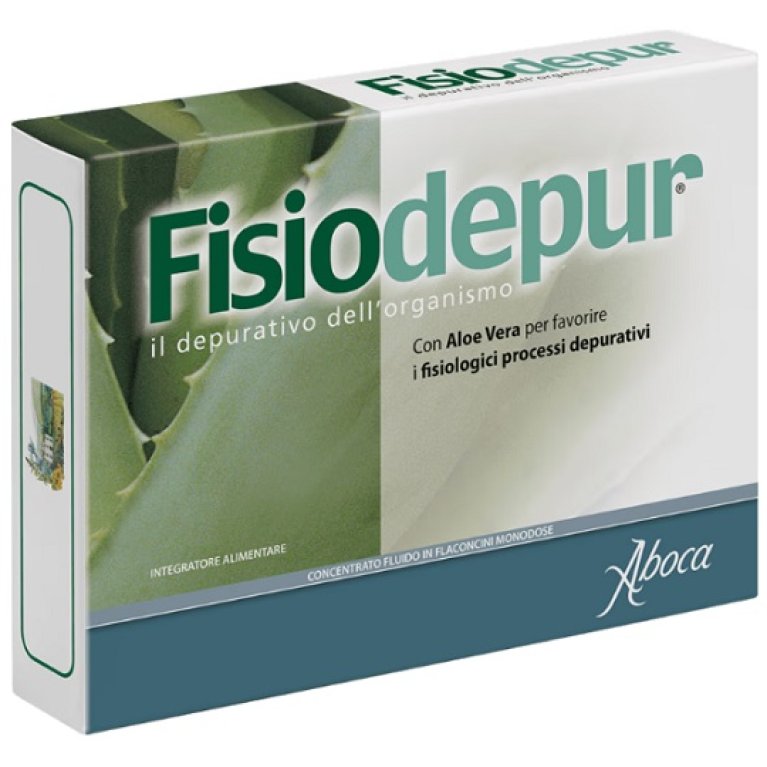 Fisiodepur Concentrato Fluido in flaconcini - depurativo con aloe - 10 flaconcini da 15 grammi Fisiodepur Concentrato Fluido in flaconcini - depurativo con aloe - 10 flaconcini da 15 grammi