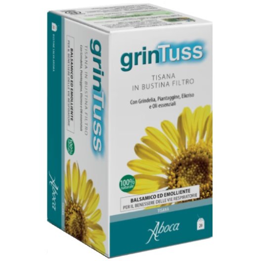Grintuss Tisana balsamica per tosse secca e grassa - 20 filtri