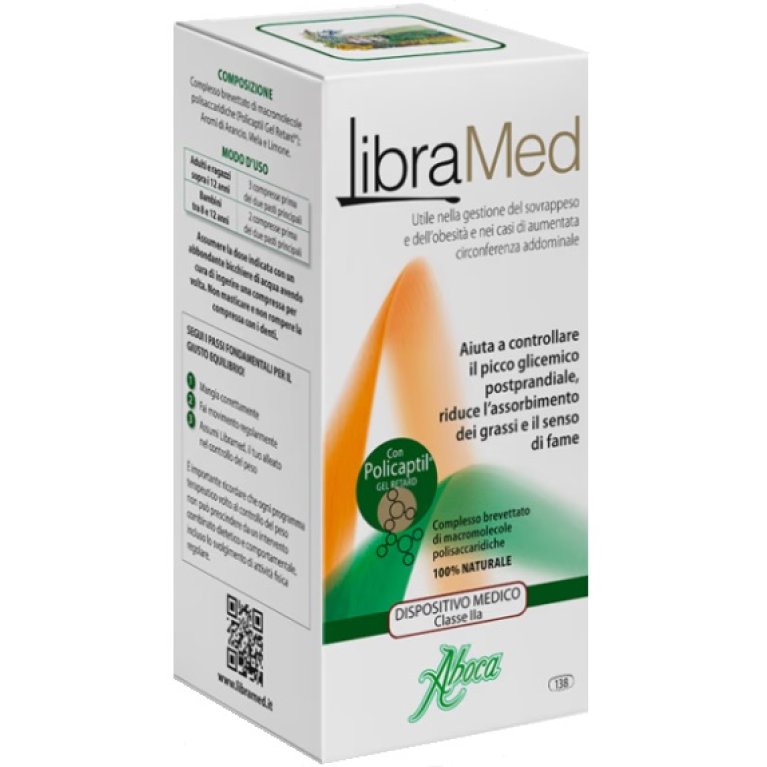 Libramed - dispositivo medico per sovrappeso e obesità - 138 compresse