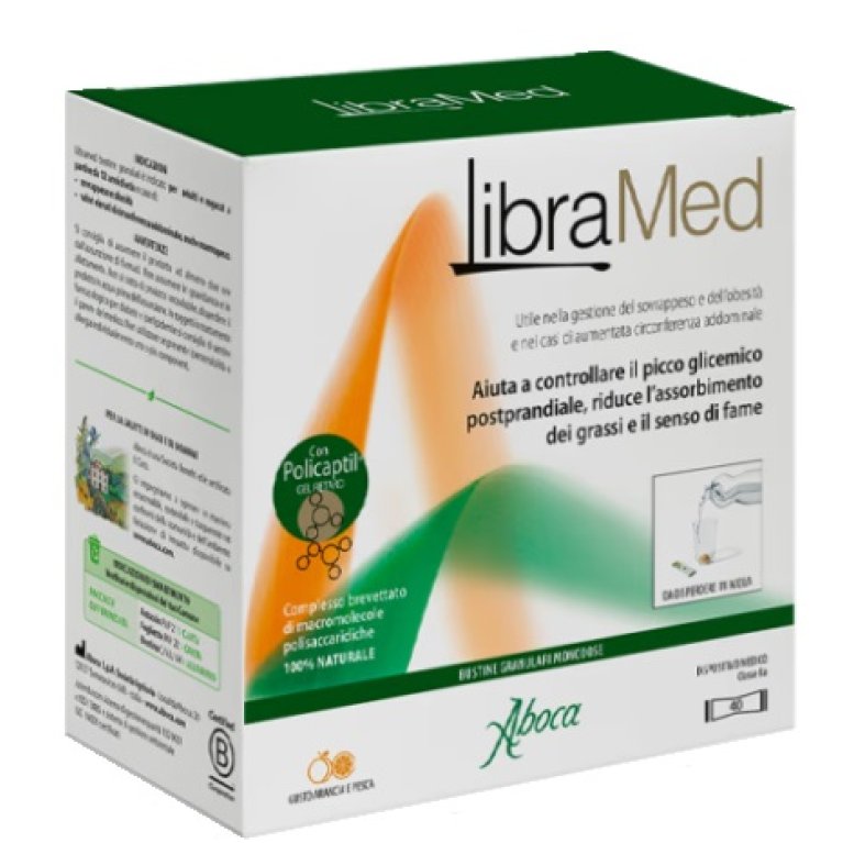 Libramed - dispositivo medico per sovrappeso e obesità - 40 bustine