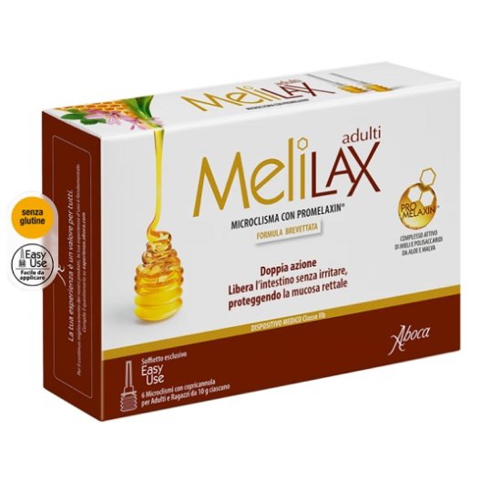 Melilax Microclismi per adutli - 6 microclismi Melilax Microclismi per adutli - 6 microclismi