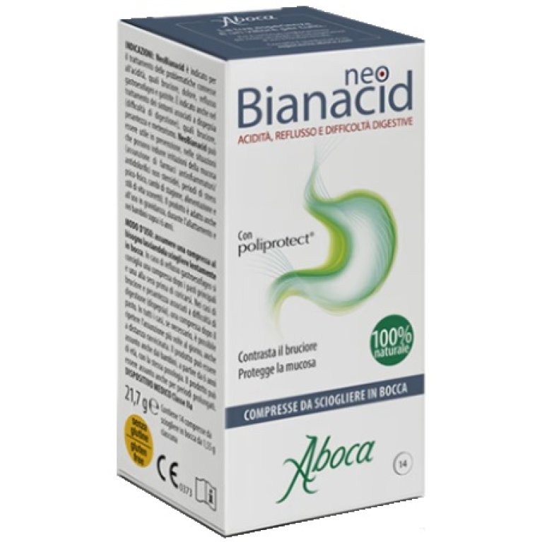 NeoBianacid contro il bruciore di stomaco - 14 compresse masticabili