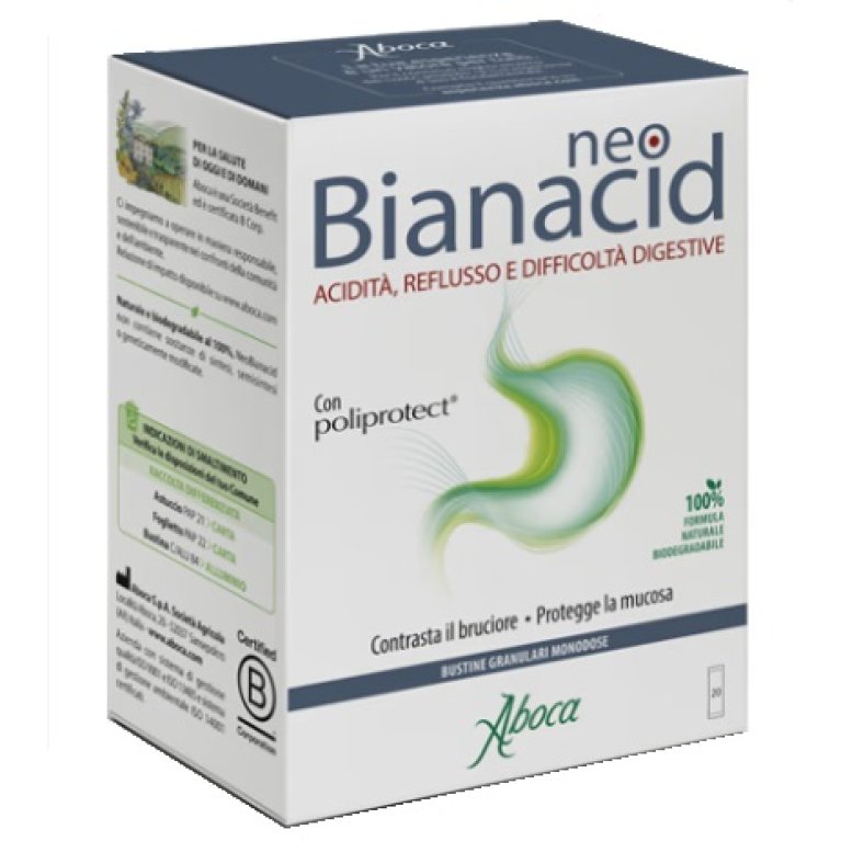 NeoBianacid contro il bruciore di stomaco - 20 bustine NeoBianacid contro il bruciore di stomaco - 20 bustine