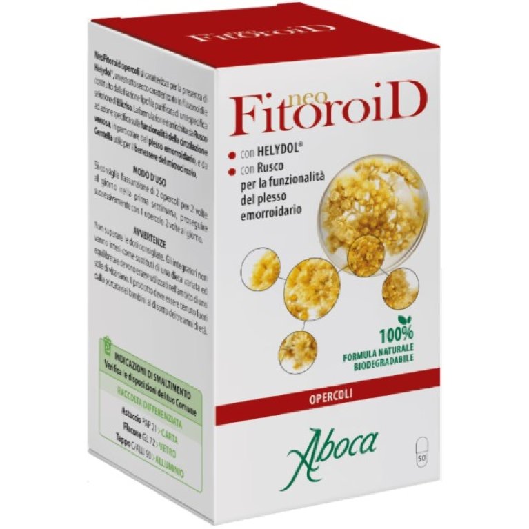 Neofitoroid opercoli per il trattamento dei disturbi emorroidali - 50 opercoli 500 mg Neofitoroid opercoli per il trattamento dei disturbi emorroidali - 50 opercoli 500 mg