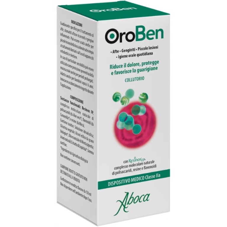 Oroben Collutorio per afte, stomatiti e gengiviti - 150 ml