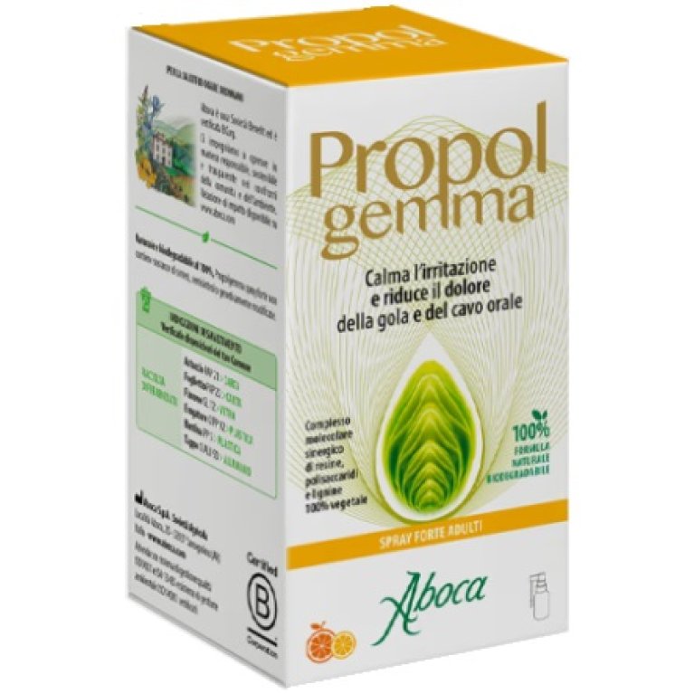 Propolgemma spray forte adutli per il mal di gola 30 ml