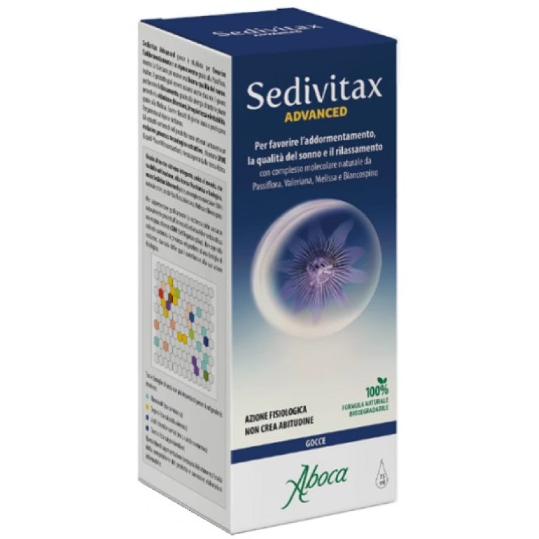 Sedivitax Advanced gocce per favorire l'addormentamento - 75 ml Sedivitax Advanced gocce per favorire l'addormentamento - 75 ml